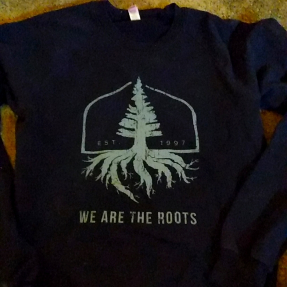 American apparel crew neck sweatshirt unisex adult small